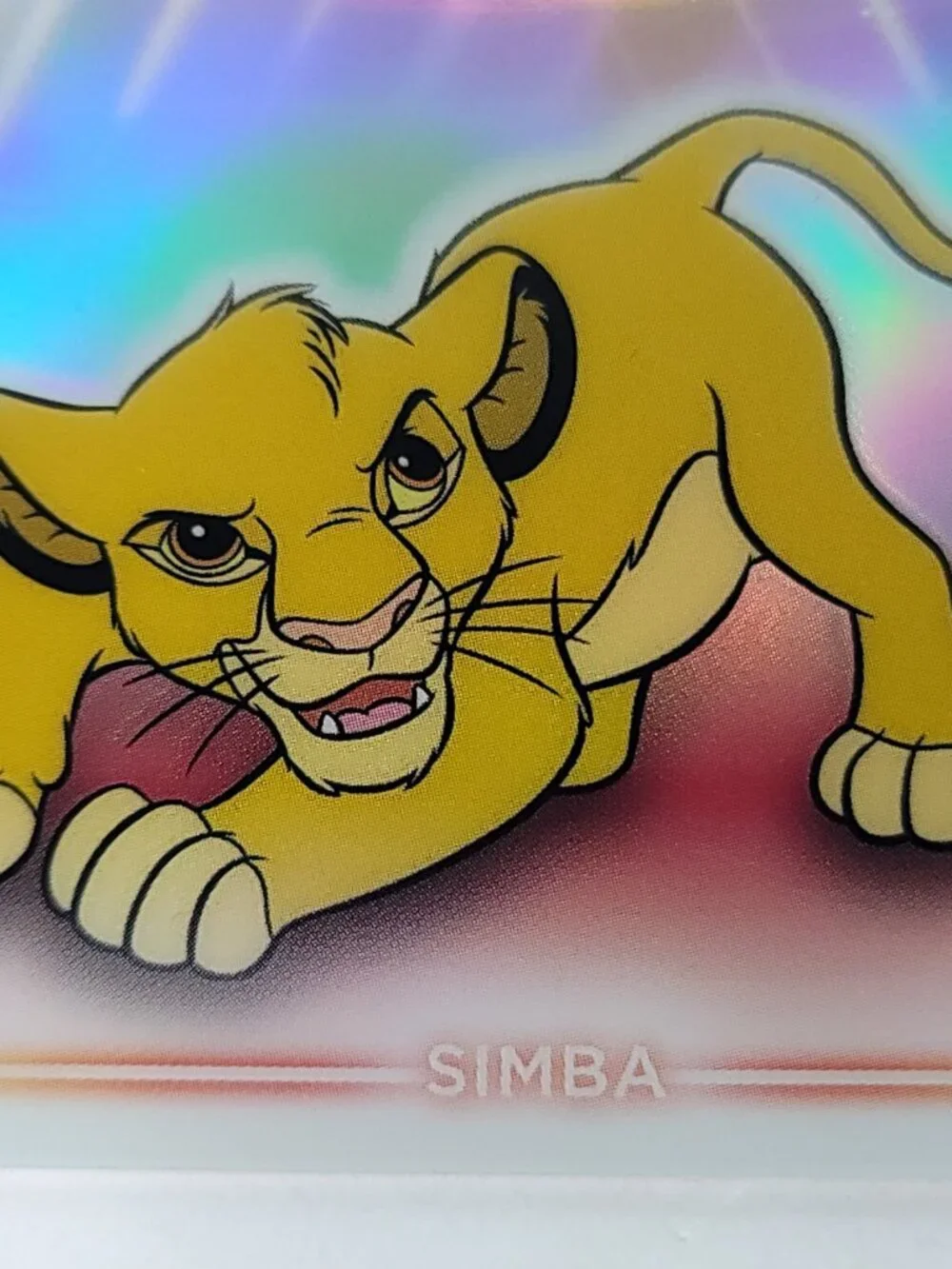 Simba Topps 2026 Disney Neon Holo Chrome Refractor Limited 135/199 CNE